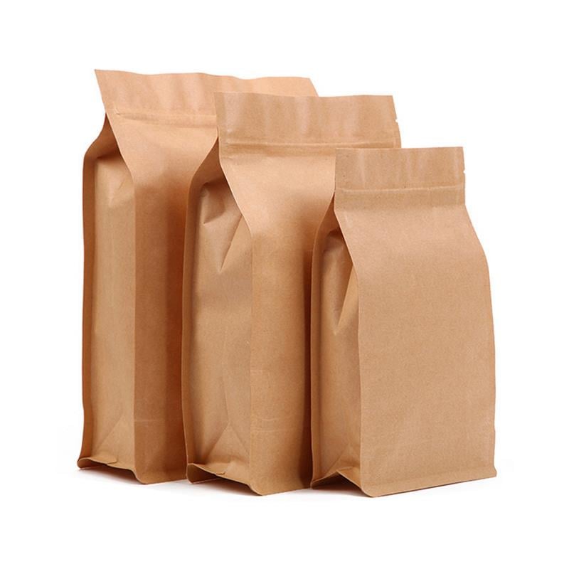Kraft Metalize Flat Bottom Doypak Poşet 1250 gr.-500 Adet