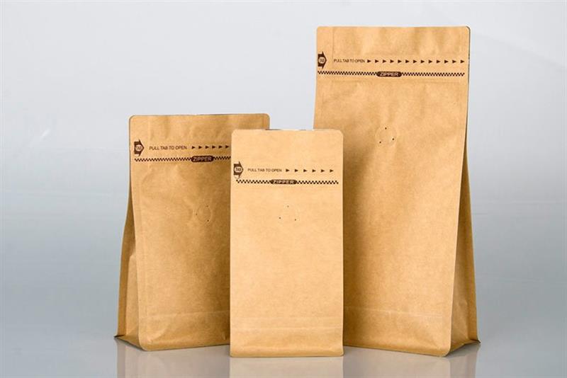 Pocket Kilitli Kraft Metalize Flat Bottom Doypak Poşet 750 gr.-750 Adet 