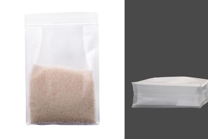 Şeffaf Flat Bottom Doypack Poşet 500 gr.-500 Adet
