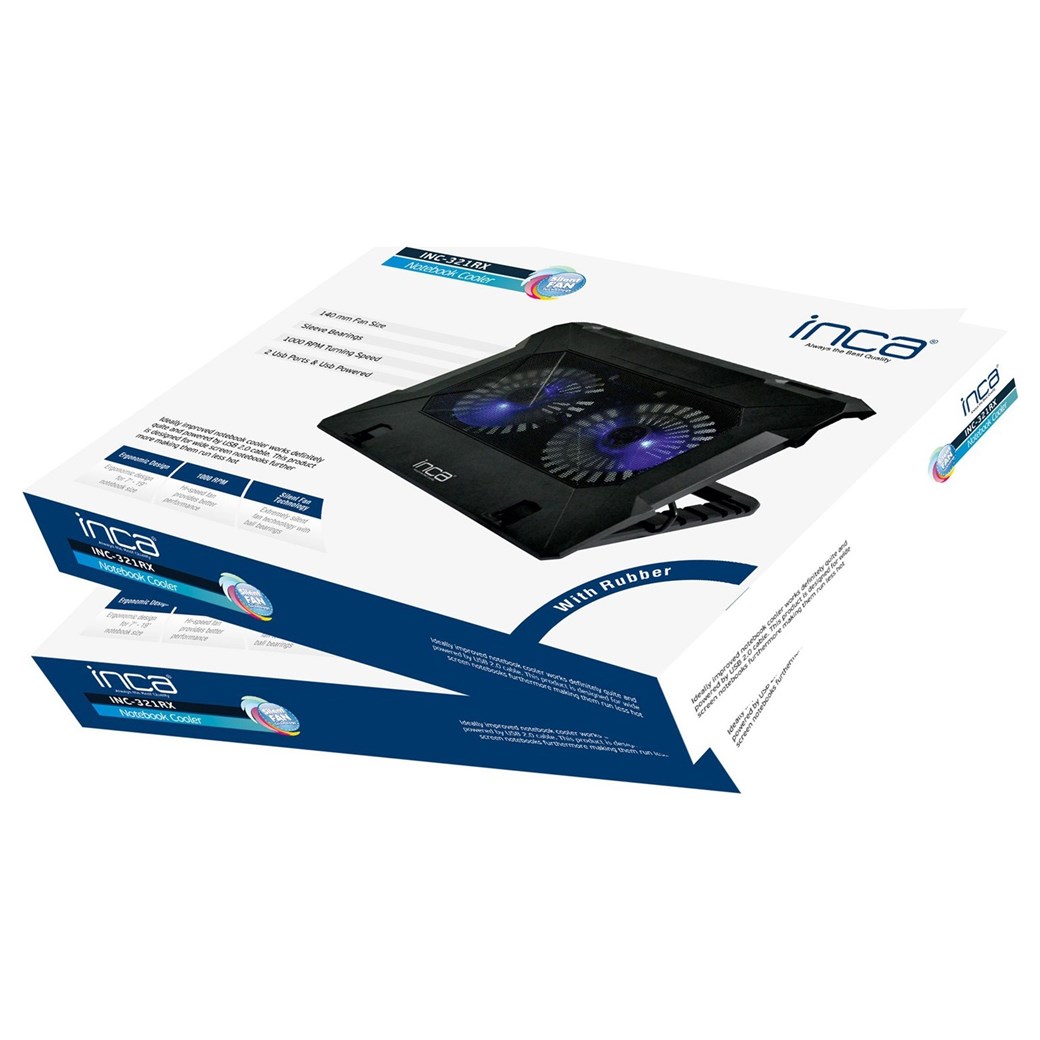  INCA INC-321RX ERGONOMİK ÇİFT FAN SOĞUTUCU 