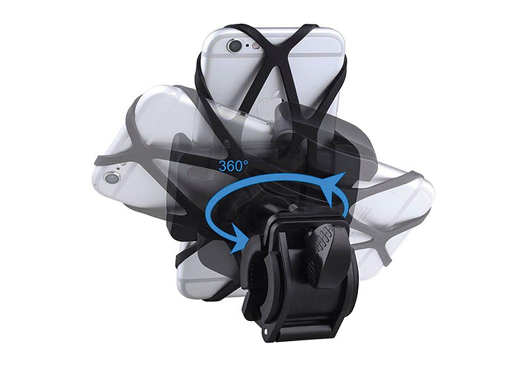 Addison ADS-120 Universal Ayarlanabilir Siyah Bisiklet - Motosiklet Telefon Tutucu