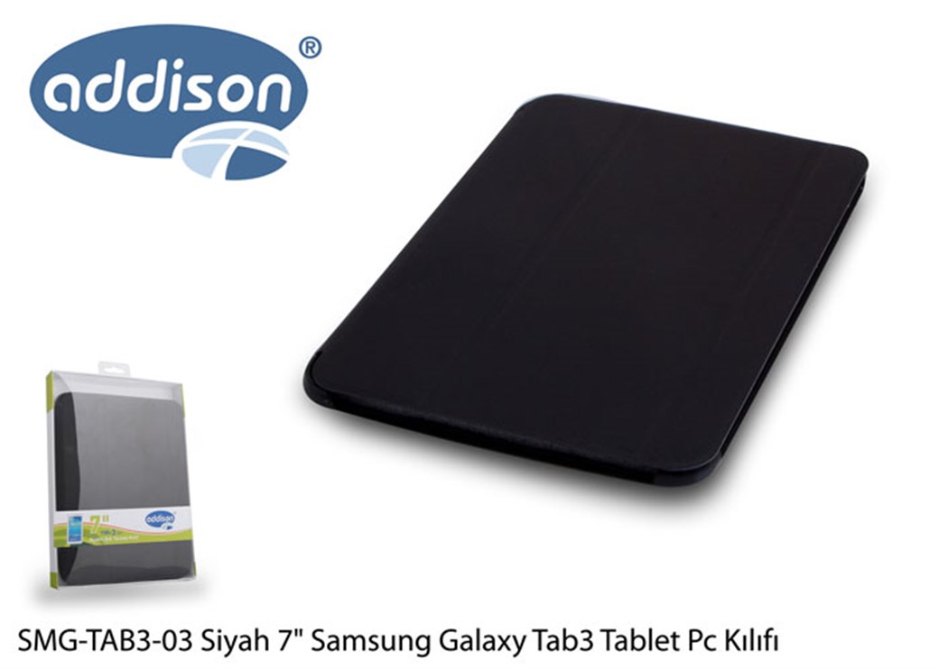 Addison SMG- TAB3-03 7 Siyah Samsung Tab.Pc Kılıfı