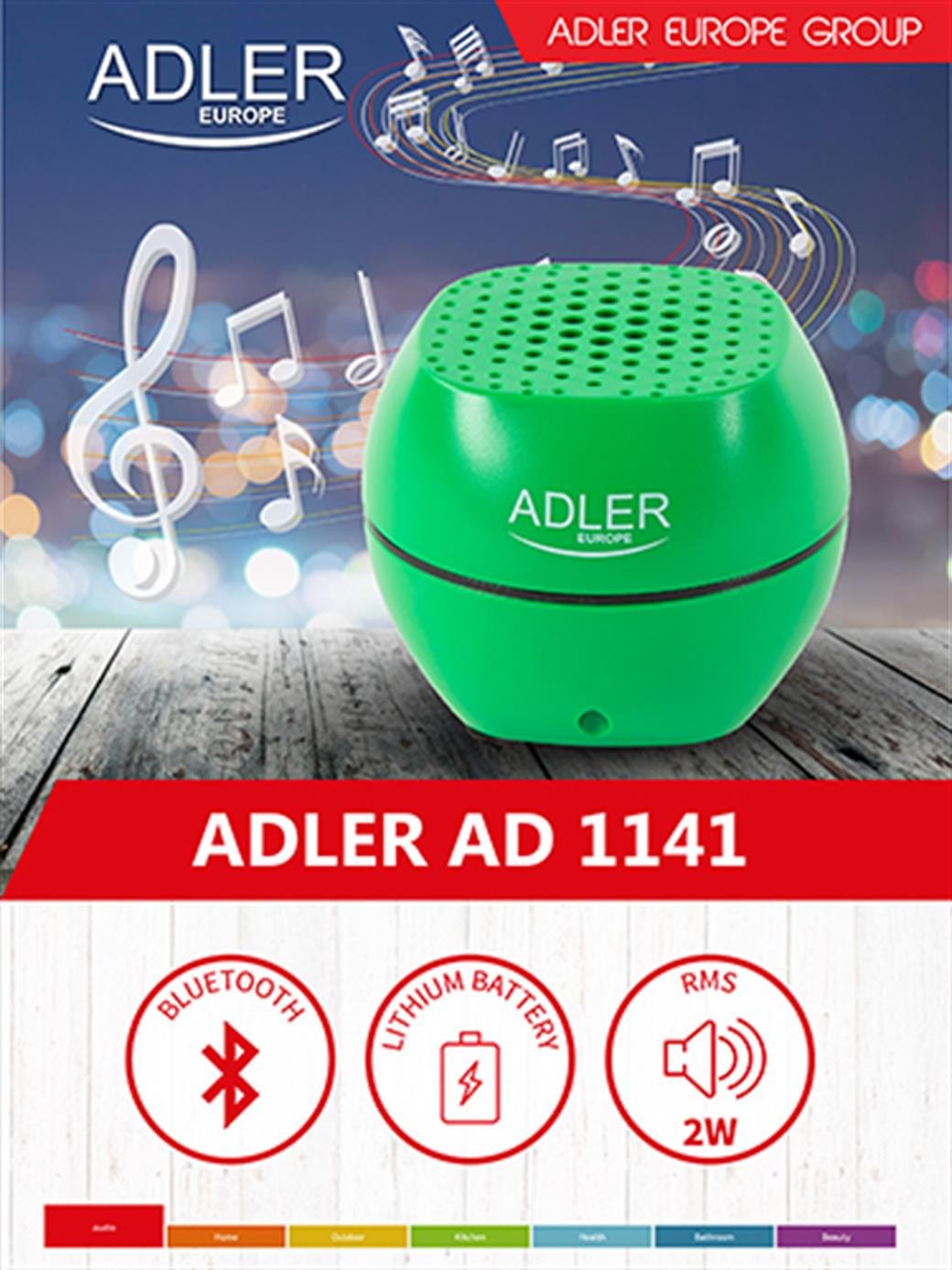 ADLER AD 1141 BLUETOOTH SPEAKERS ad1141