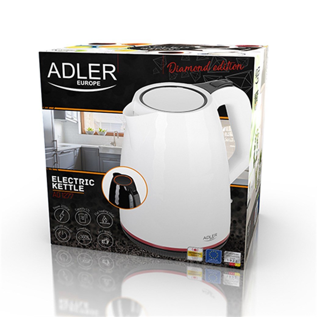 ADLER AD 1277 KETTLE WHITE 1.7LT
