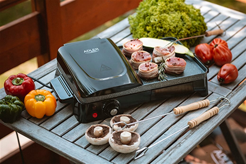 ADLER AD 6608 ELEKTRİKLİ IZGARA MAKİNESİ