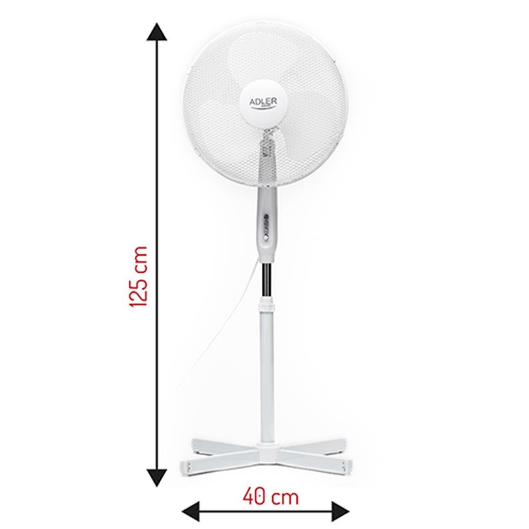 ADLER AD7305 STAND FAN VANTİLATÖR DİAMETER 40CM