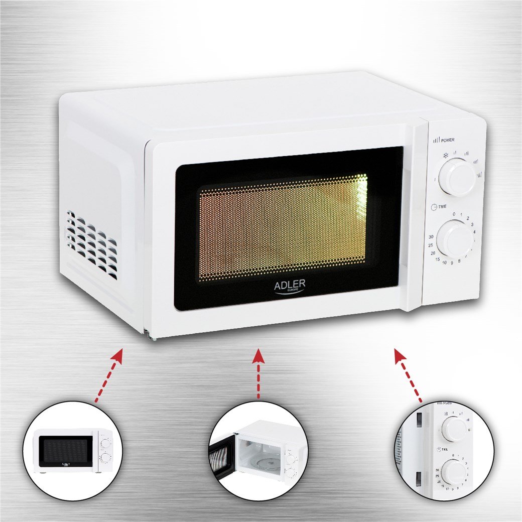 ADLER OVEN MİCROWAVE 20 L AD 6205