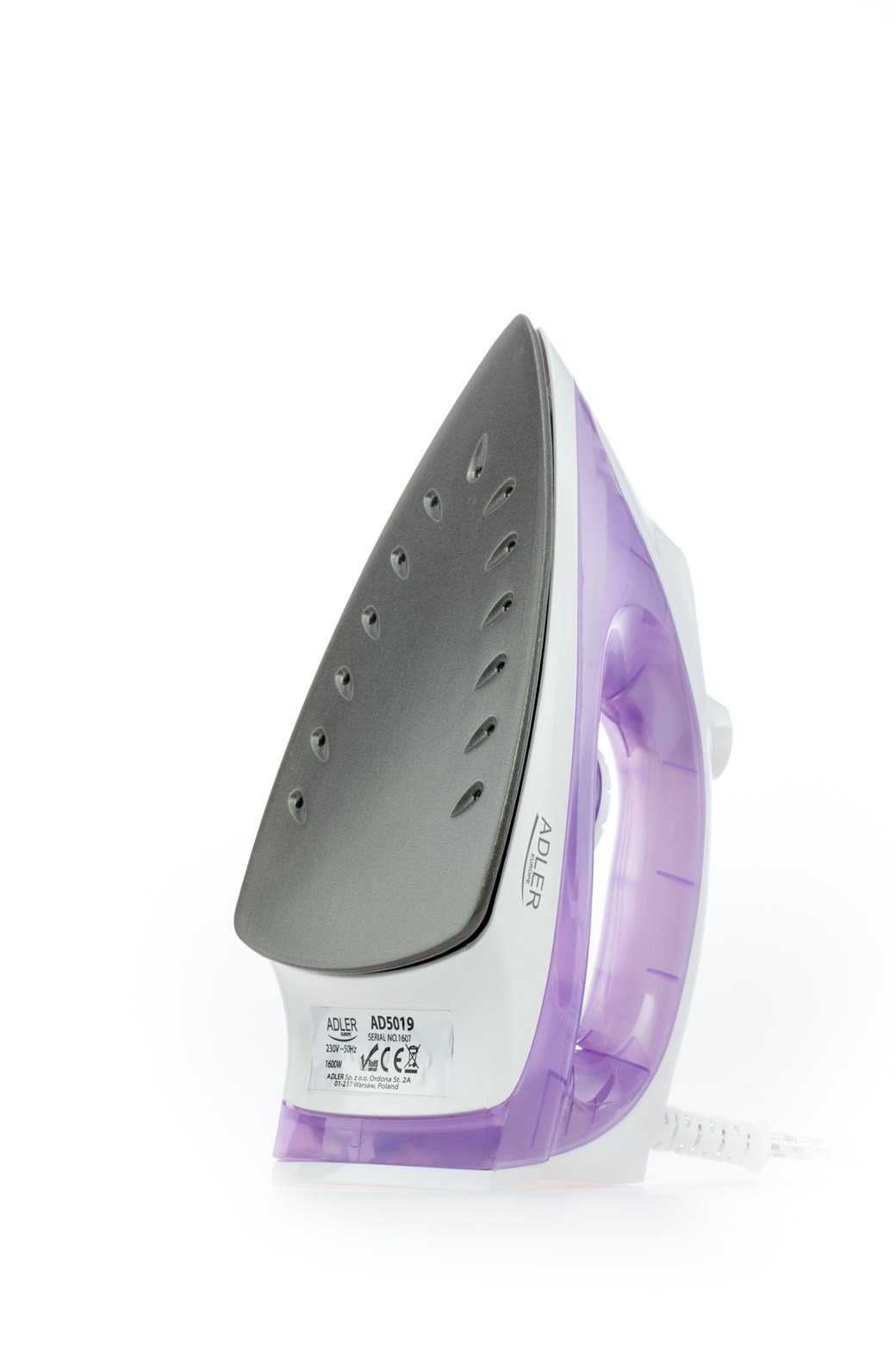 ADLER STEAM IRON AD 5019 TEFLON 