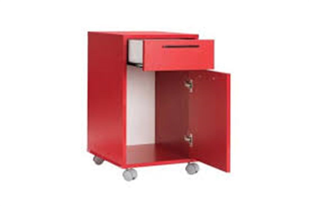 ADORE RWKS-22-KB-1 RED WHİTE ÇEKMECELİ TEK BÖLMELİ