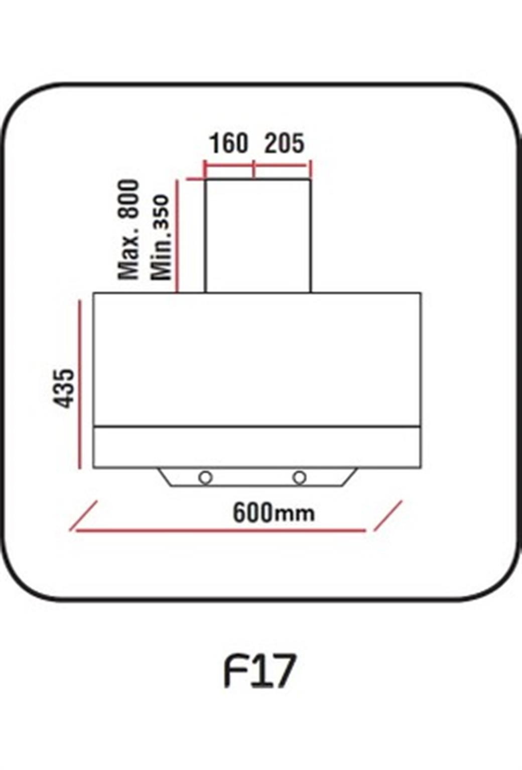 ALVEUS BEYAZ F17 ANKASTRE 60CM DAVLUMBAZ