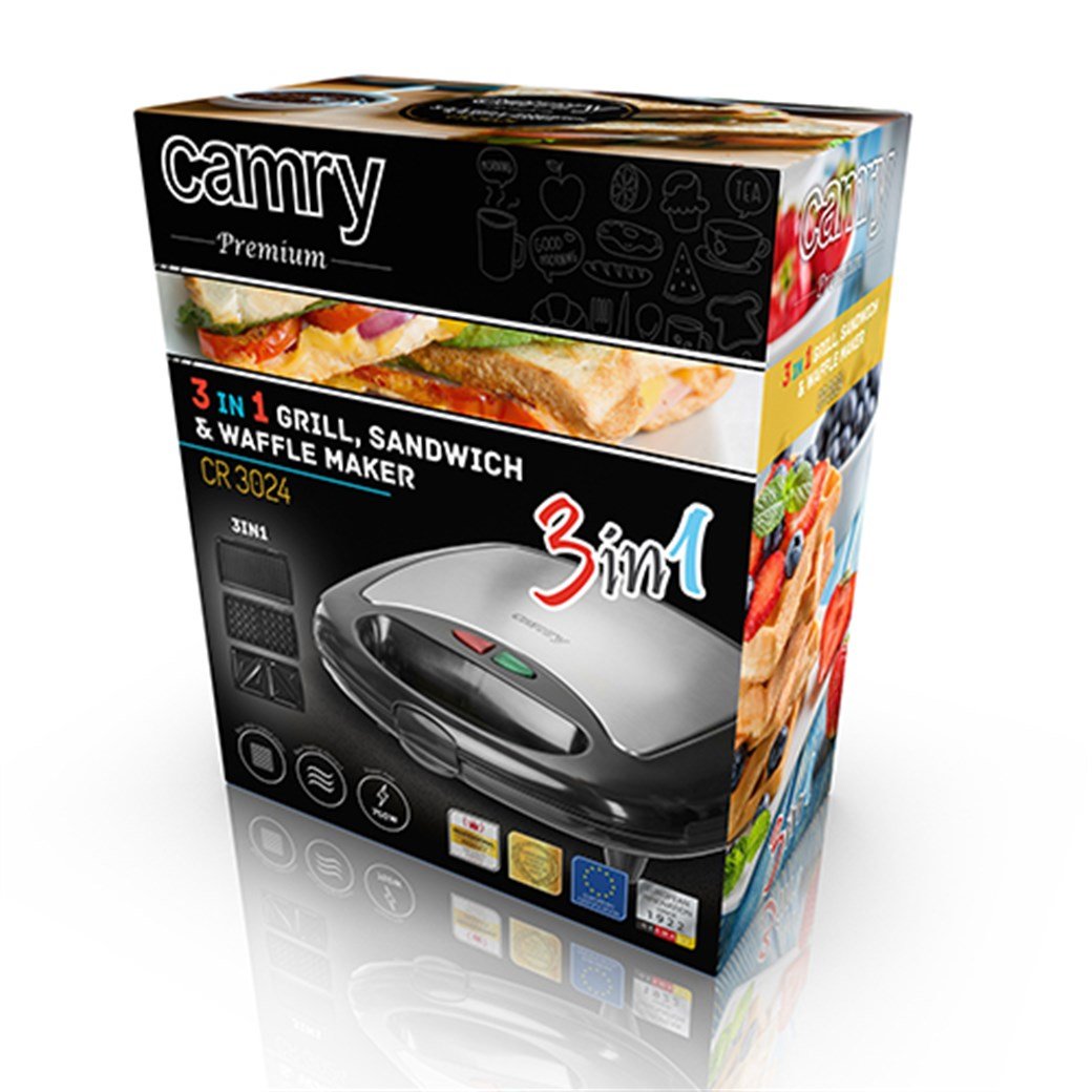 ADLER CR 3024 (3 IN1) TOST MAKİNESİ 