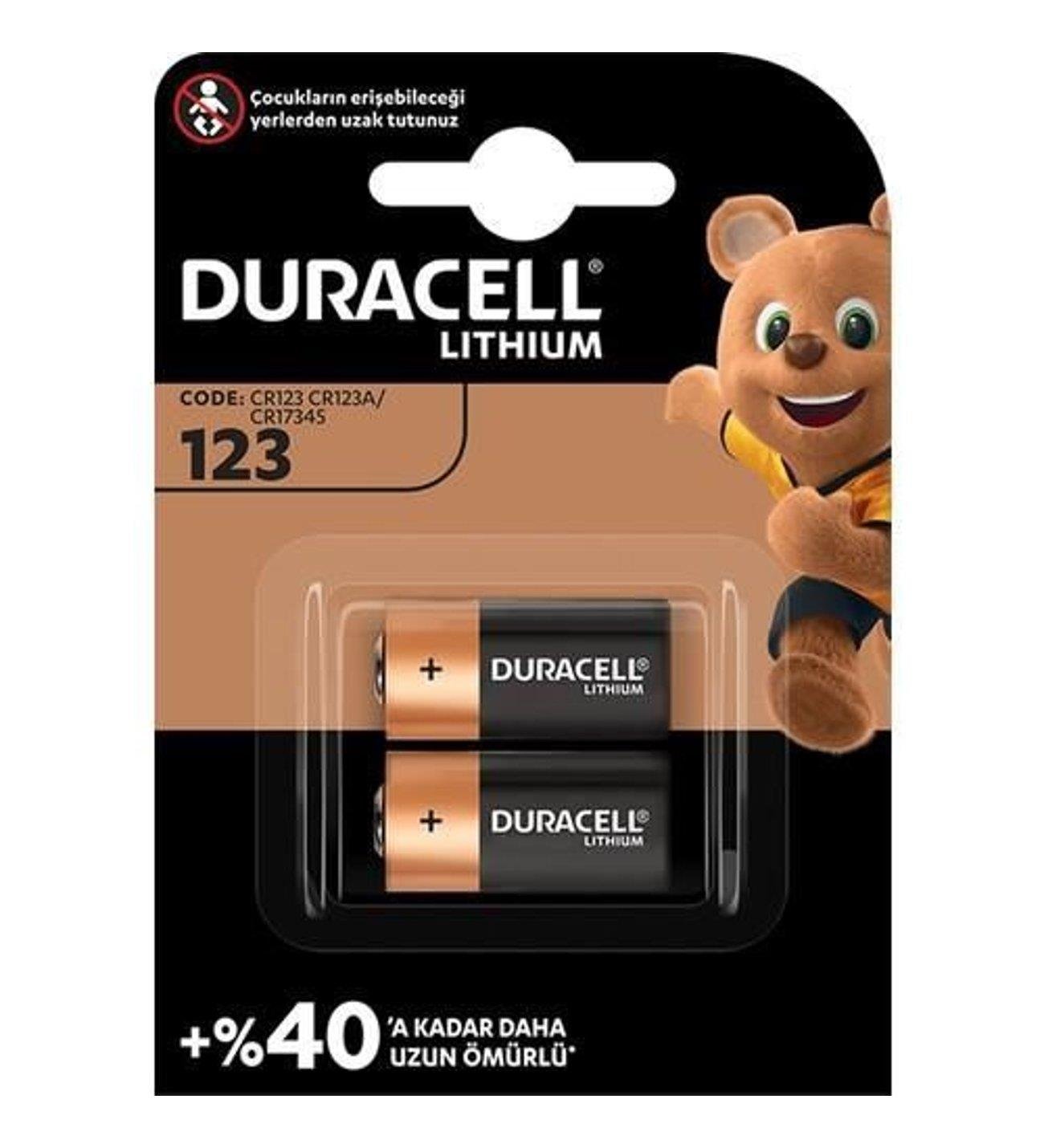 DURACELL DC LİTYUM CR123 410DC76