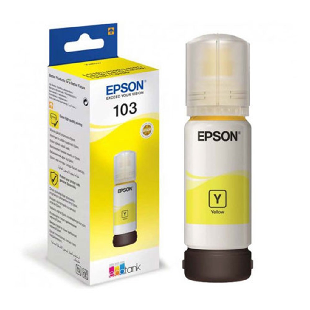Epson C13T00S44A
Ink bottle 103 Yellow EcoTank