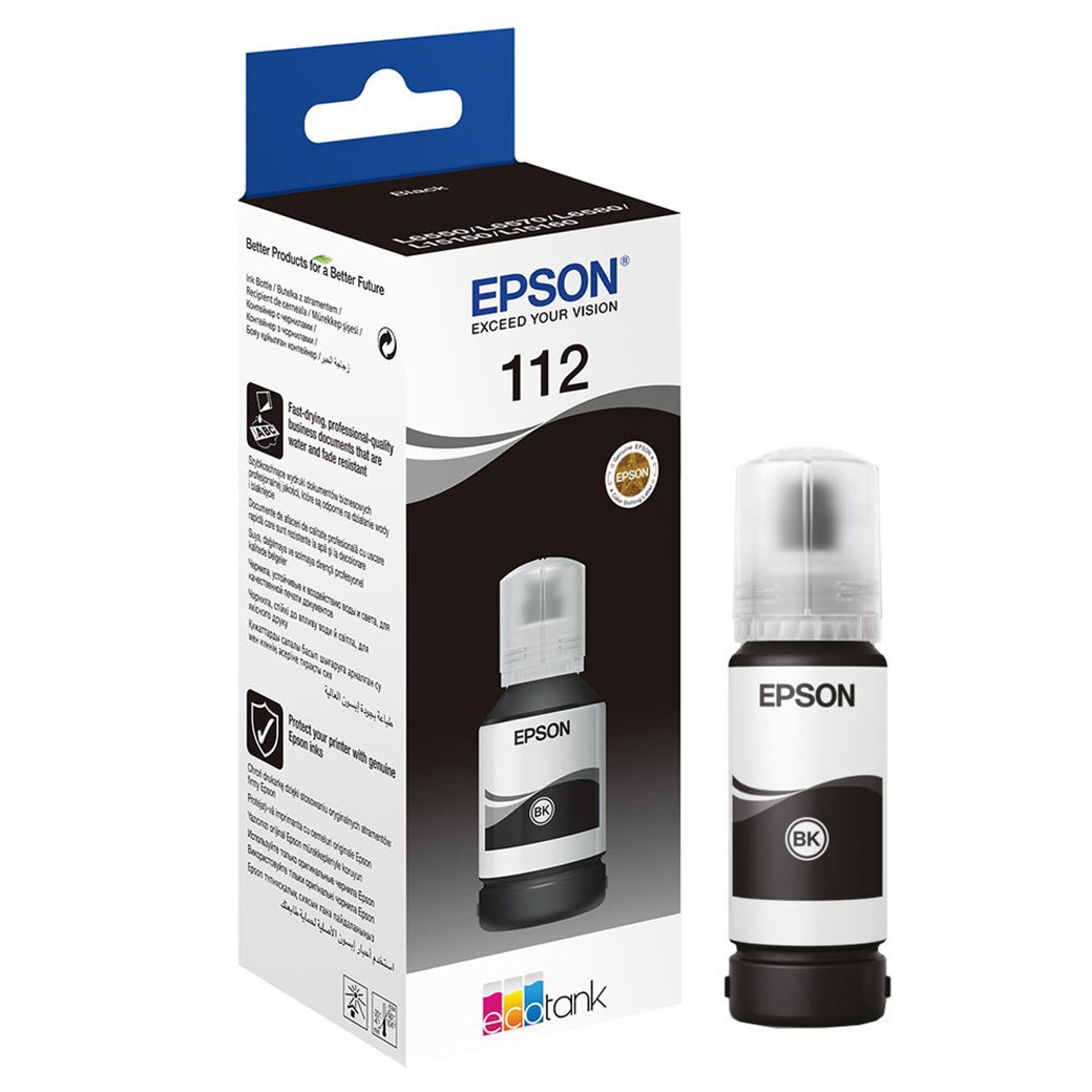 EPSON C13T06C14C14A INK 112 BLACK ECO TANK 
