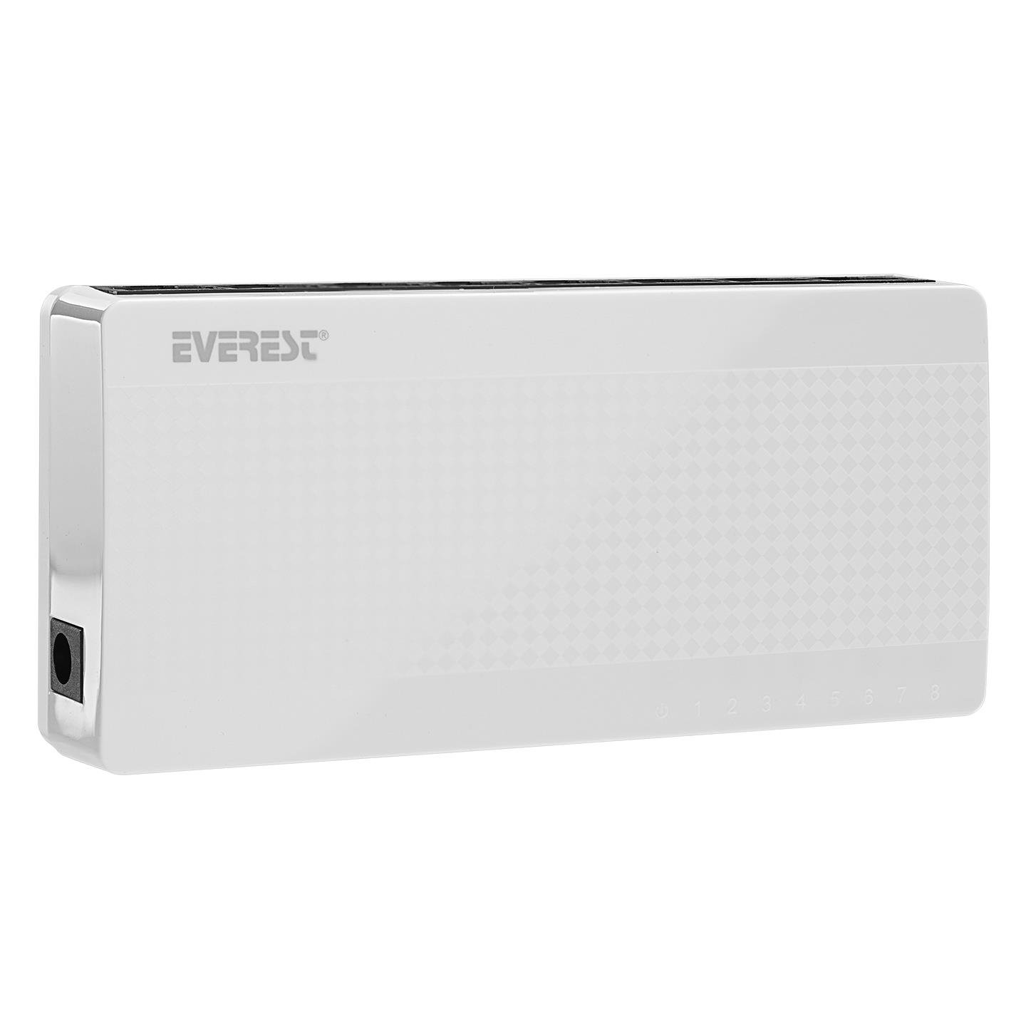 Everest ESW-108 8 Port 10 / 100Mbps Ethernet Switch Hub