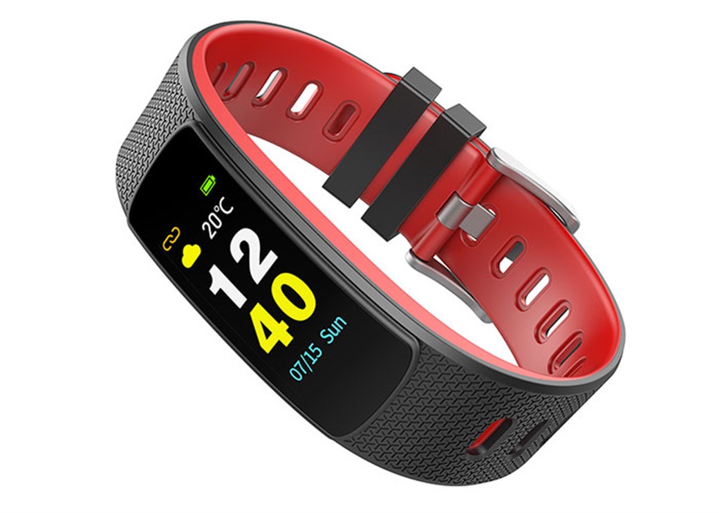 EVEREST EVER FİT W45 KIRMIZI / SİYAH AKILLI BAND