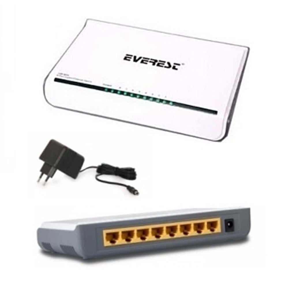 Everest GM-80G 8 Port 1000Mbps Gigabit Ethernet Sw