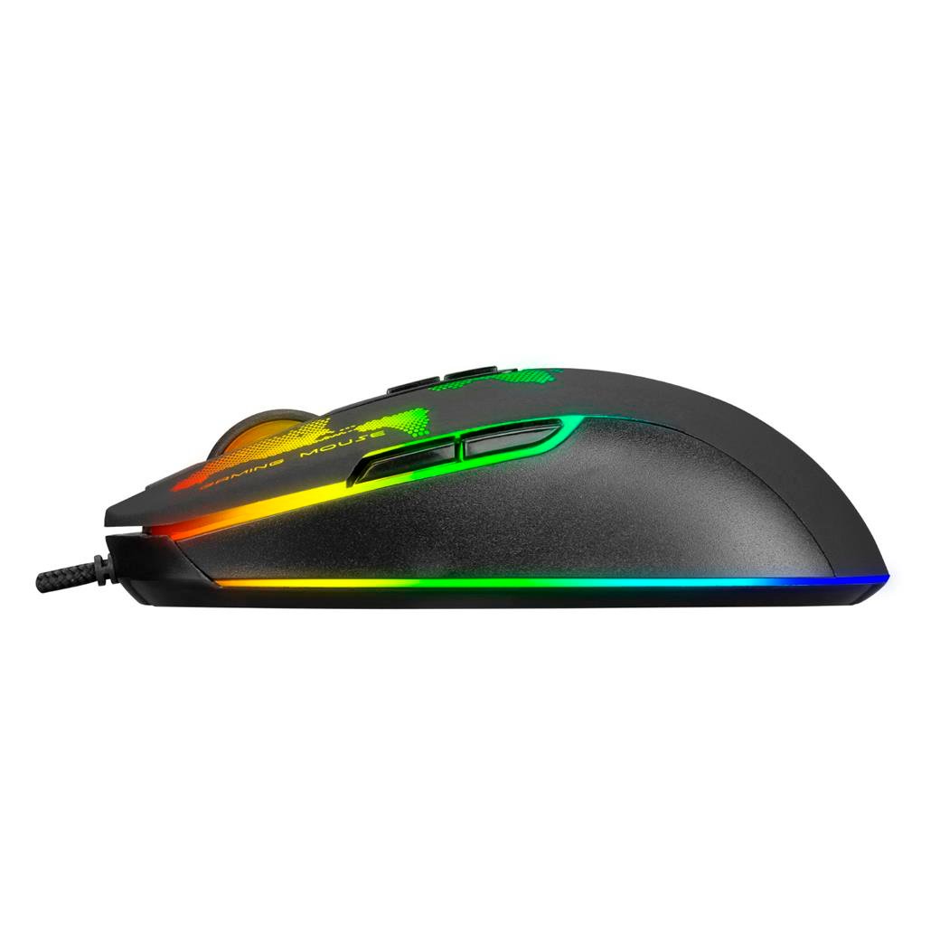 Everest GX69 JAVELIN Usb Siyah RGB Ledli 7D Optik Gaming Oyuncu Mouse