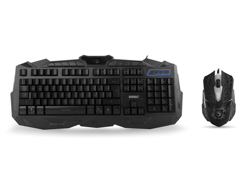 Everest KM-810 siyah usbQ multimedia klavye+mouse 