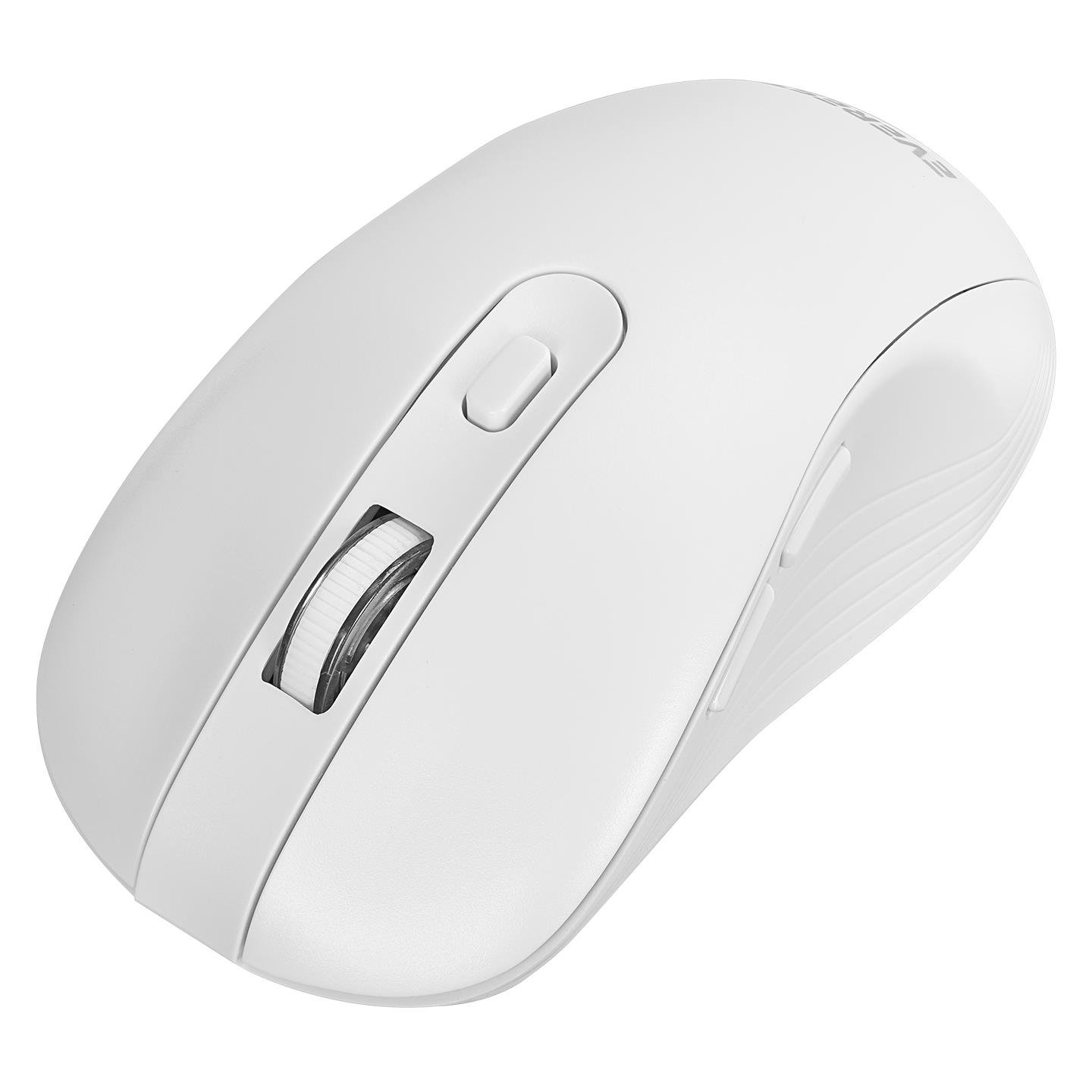 Everest KM-9676 Beyaz Multimedya Tablet-Telefon Standlı Klavye + Mouse Set