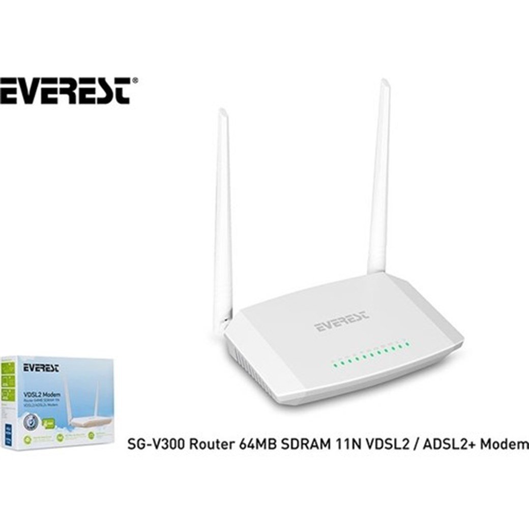 Everest SG-V300 Router 64MB SDRAM 11N VDSL2/ADSL2+