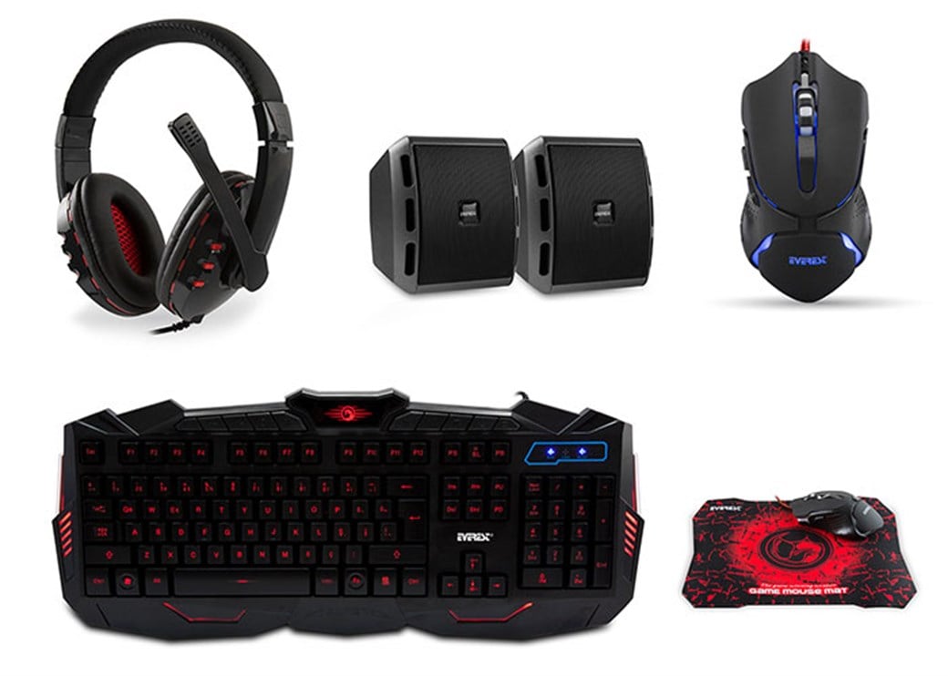 Everest SGM-K77 Usb Gaming Q Multimedia Klavye+Mou