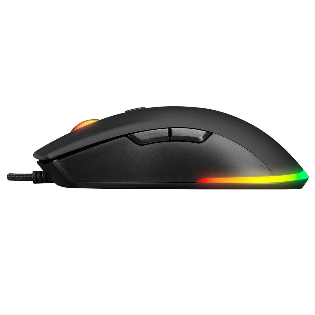 Everest SGM-L1 LUMOS Siyah 6400dpi RGB Ledli Makrolu Gaming Oyuncu Mouse
