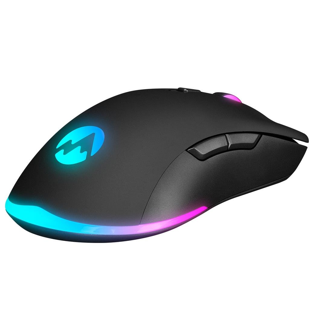 Everest SGM-L1 LUMOS Siyah 6400dpi RGB Ledli Makrolu Gaming Oyuncu Mouse