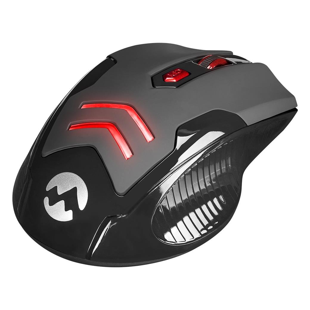 Everest SM-763 Kırmızı 6D 2400 Dpi 2.4 Ghz Siyah Usb Oyuncu Led Aydınlatmalı Kablosuz Mouse