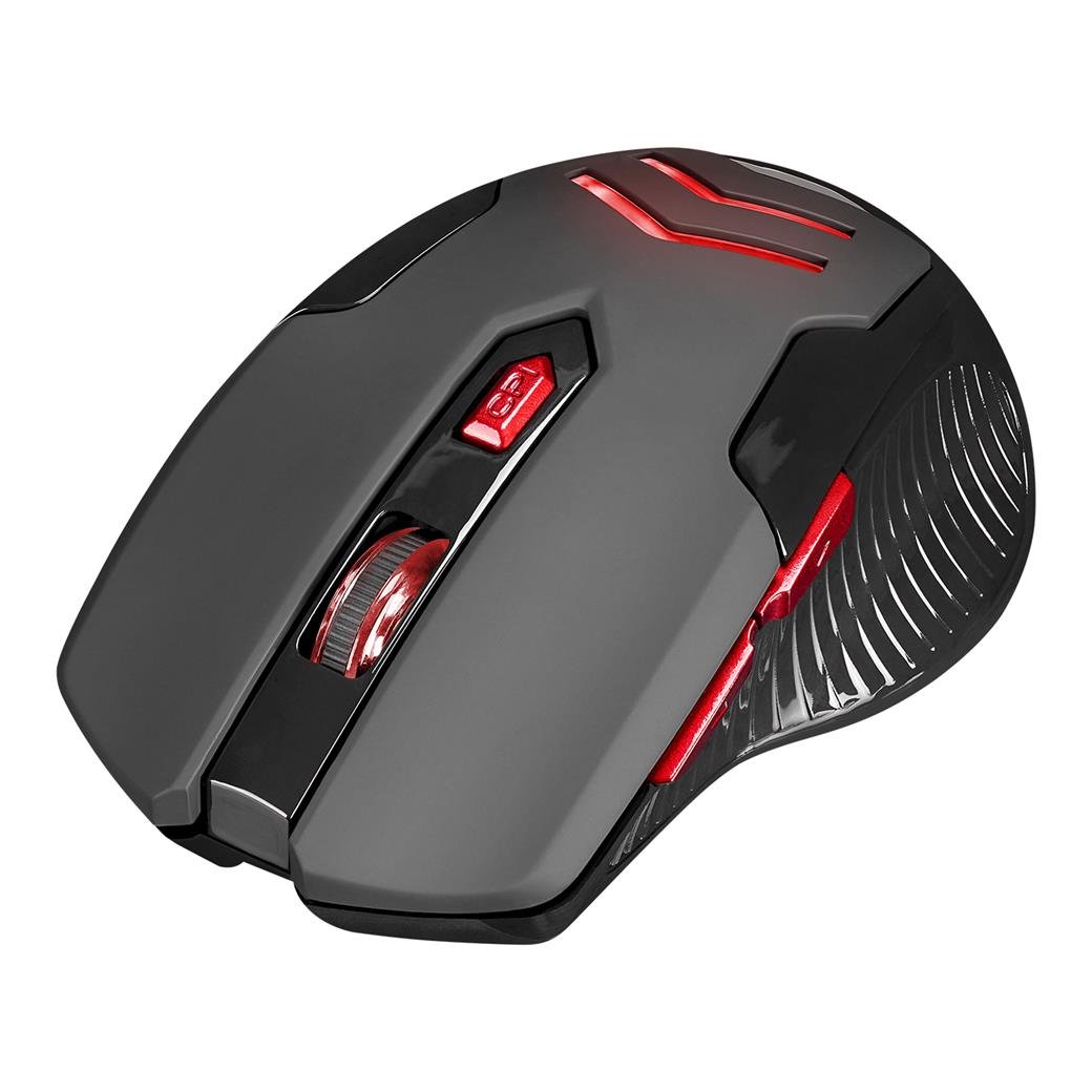 Everest SM-763 Kırmızı 6D 2400 Dpi 2.4 Ghz Siyah Usb Oyuncu Led Aydınlatmalı Kablosuz Mouse