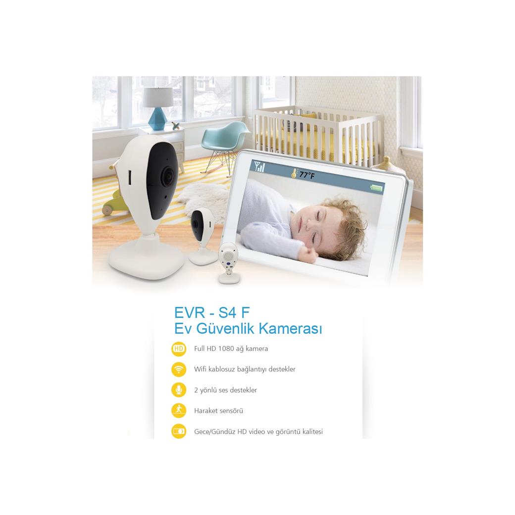 EVERVOX EVR-S4F EV GÜVENLİK KAMERASI 