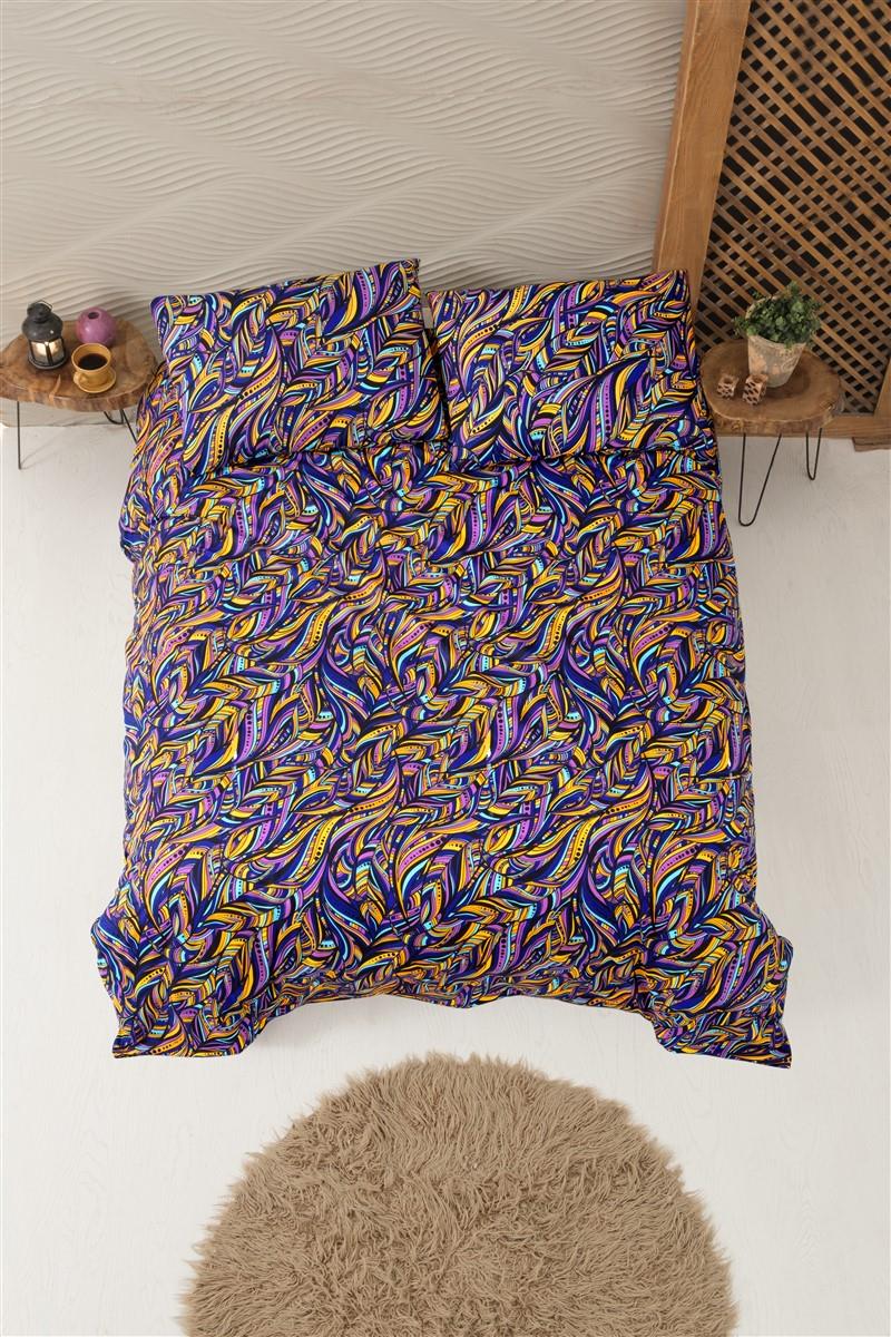 FİRUZE %100 PAMUK RANFORCE ÇİFT KİŞİLİK NEVRESİM TAKIMI (SORTA)