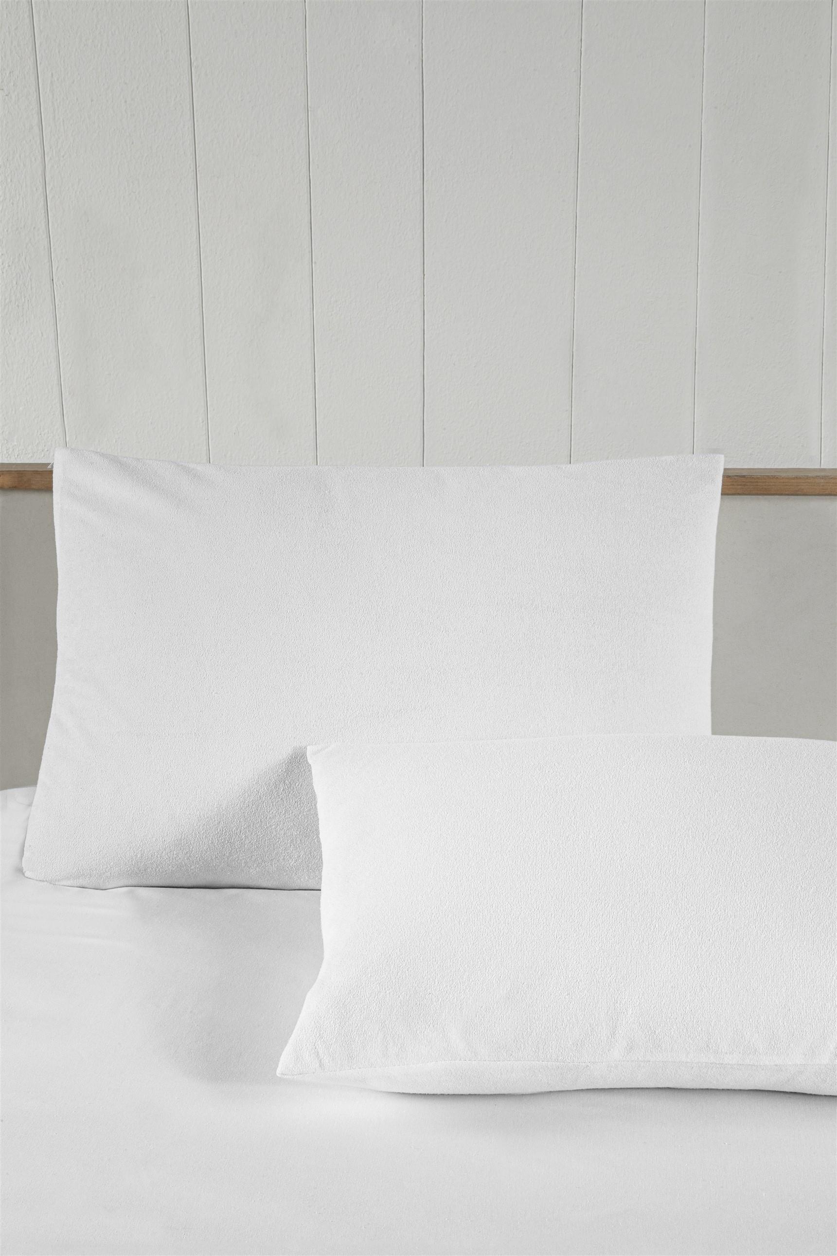 FİRUZE SIVI GEÇİRMEZ FERMUARLI YASTIK ALEZİ PAMUKLU