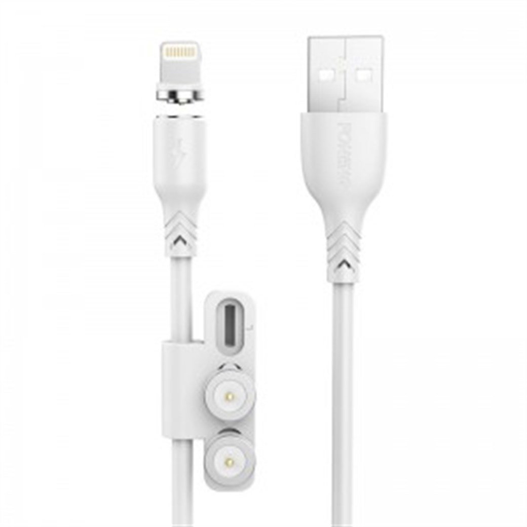 FONENG 3IN1  MAGNETİK USB KABLOSU X62 2.1A 1M BEYAZ 