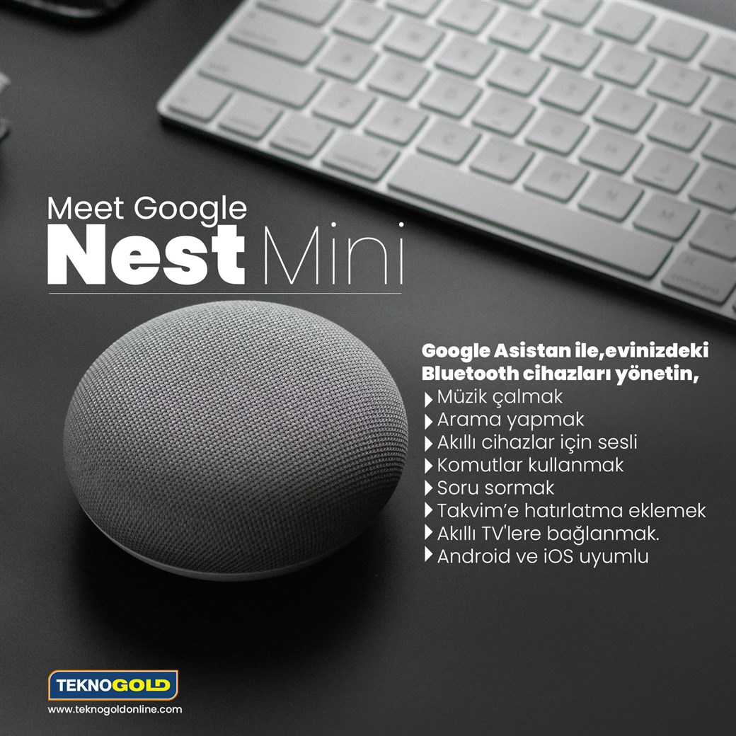 GOOGLE SMART SPEAKER HOPARLÖR GA00210 REPACK EU