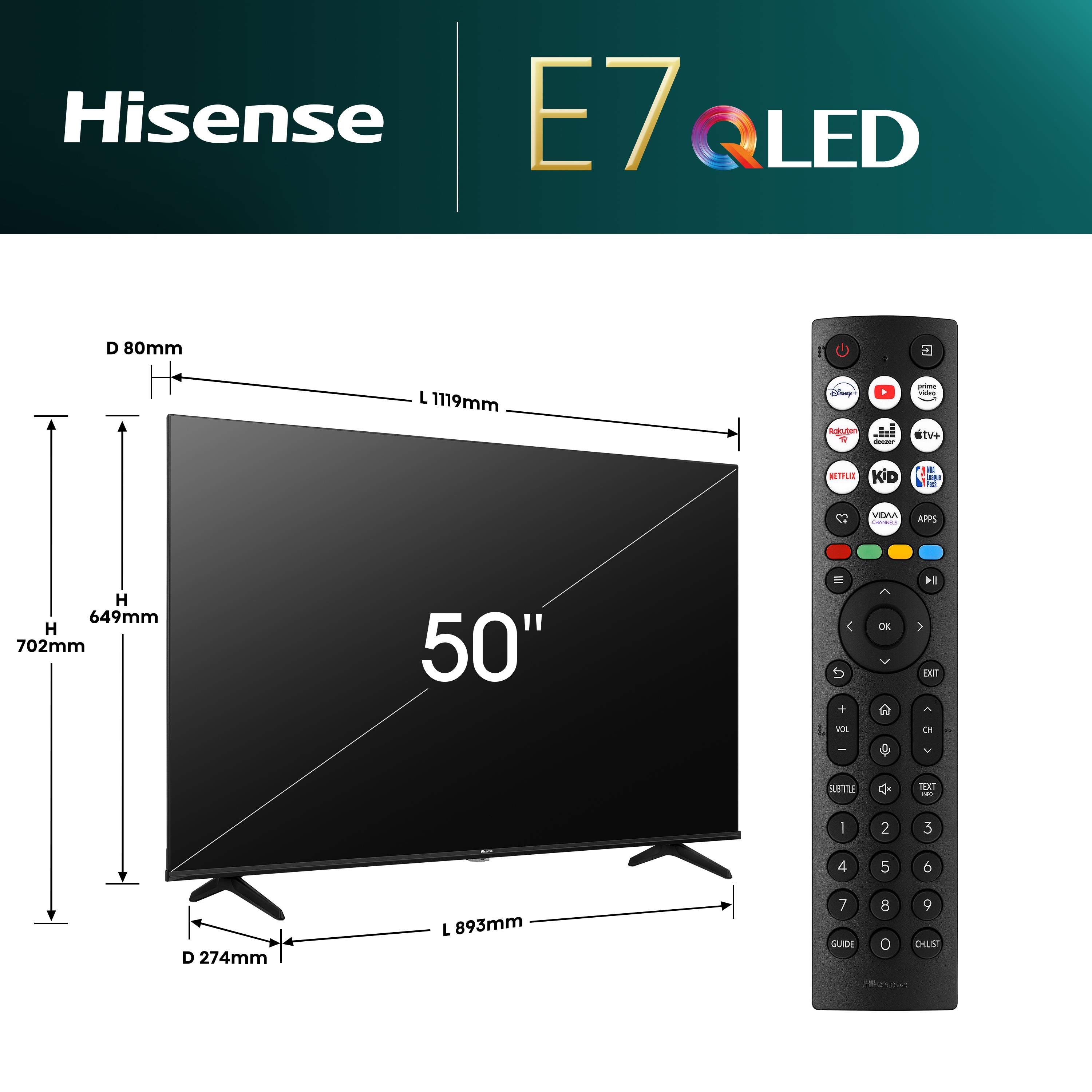 HISENSE 50E7NQ 50