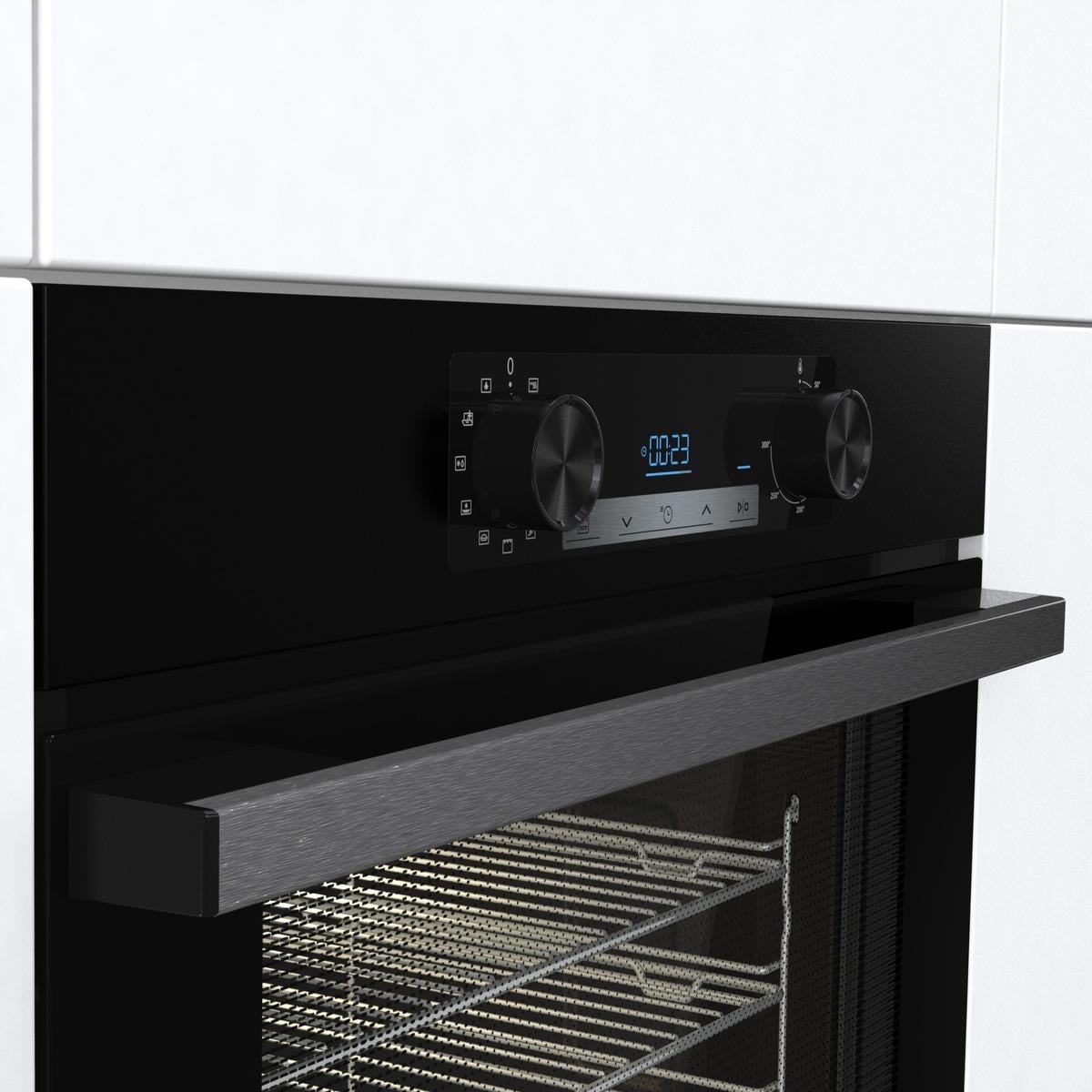 HISENSE BI62212ABUK SİYAH ANKASTRE CAM FIRIN 