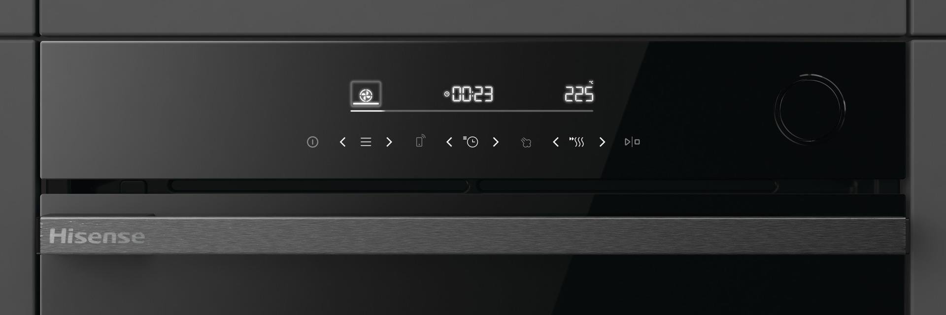 HISENSE BSA66346ADBGWIFI SİYAH ANKASTRE CAM FIRIN 