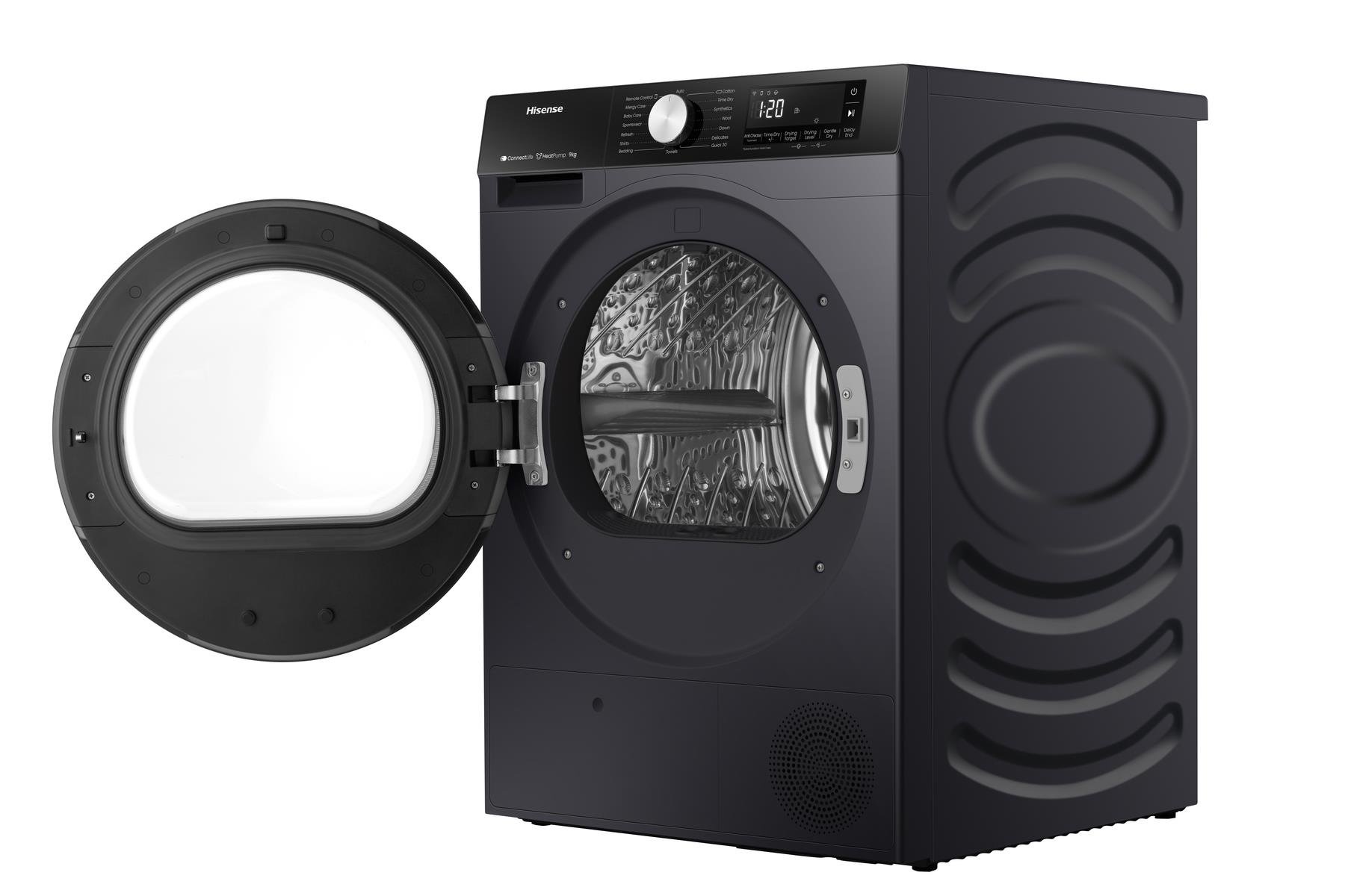 HISENSE DH3S902BB3  9 KG. A+++ WIFI INV ÇAMAŞIR KURUTMA MAKİNESİ SİYAH