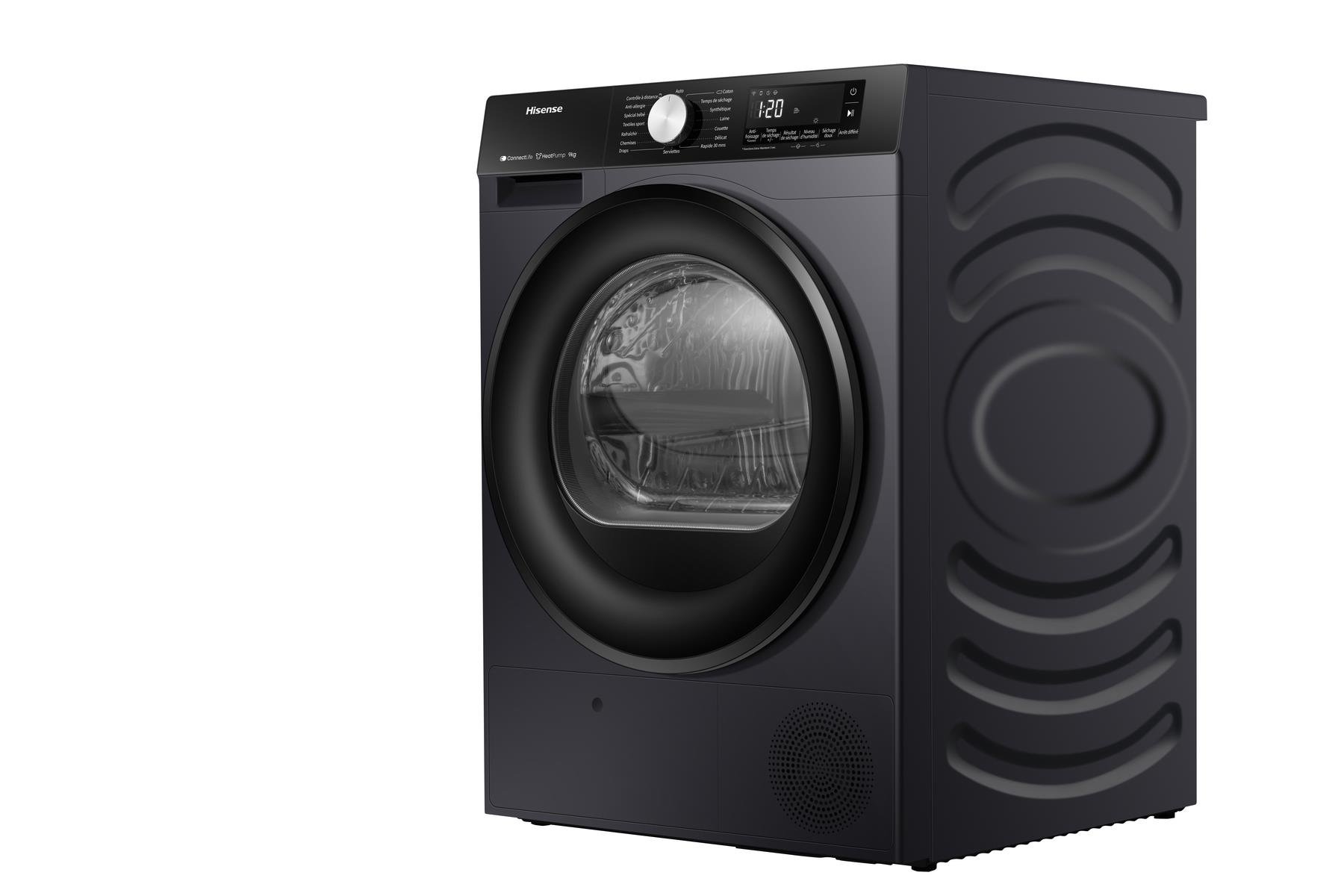 HISENSE DH3S902BB3  9 KG. A+++ WIFI INV ÇAMAŞIR KURUTMA MAKİNESİ SİYAH
