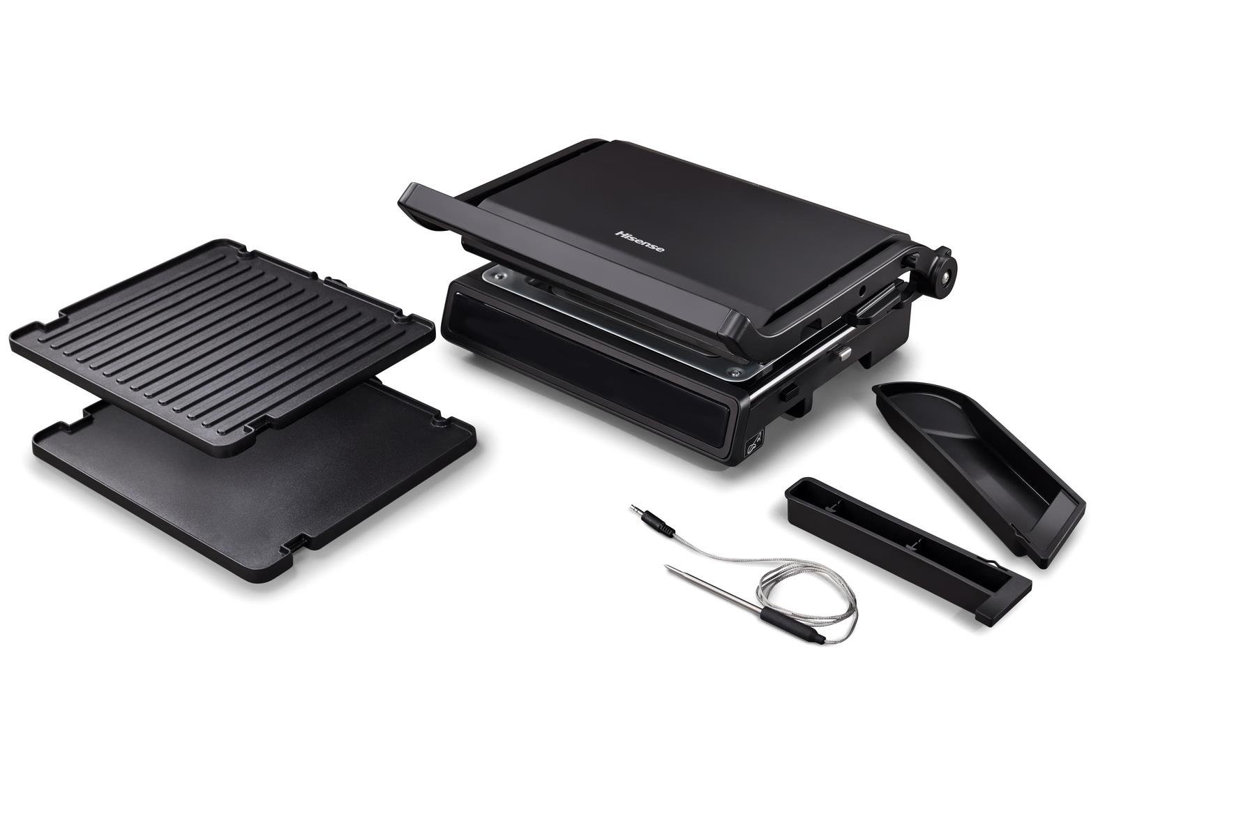 HISENSE HCG1600DBT SİYAH CONTACT GRILL TOST MAKİNESİ