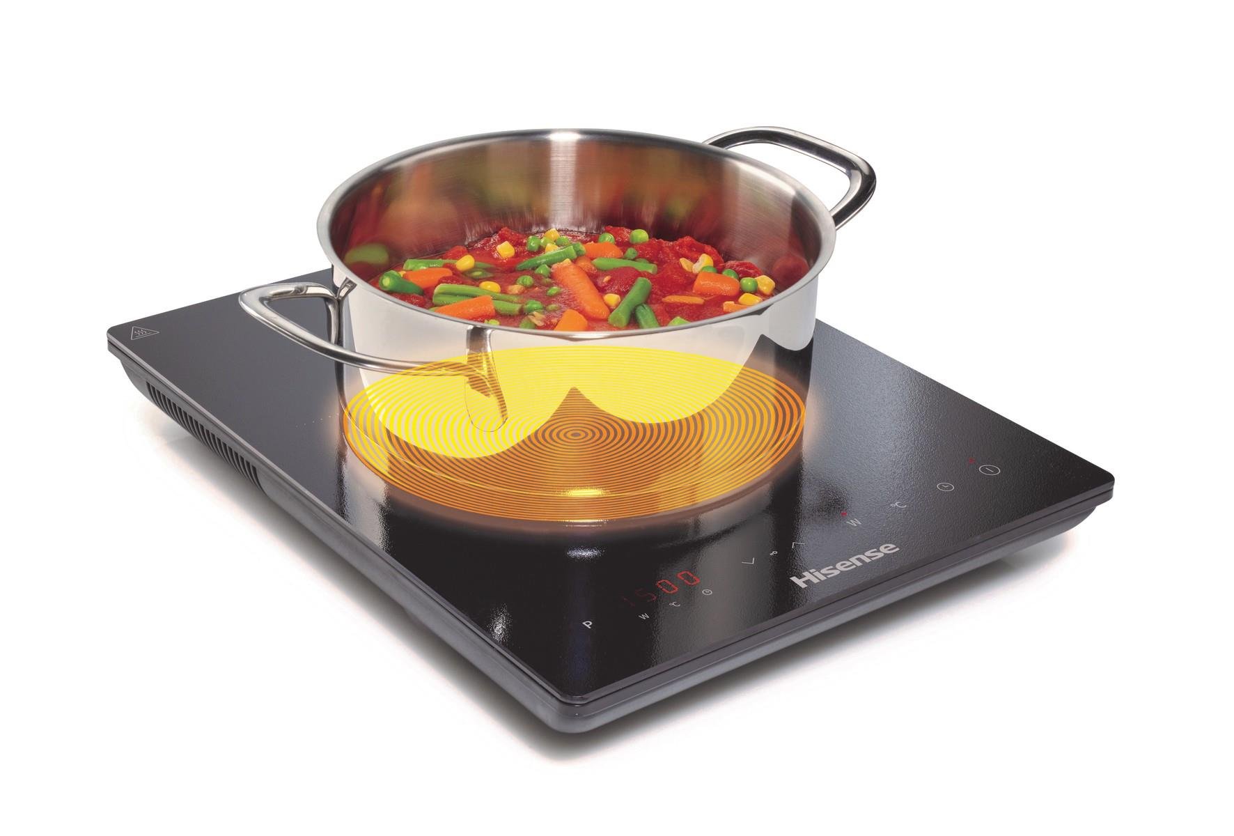 HISENSE HIC2000Y TEK GÖZLÜ 28*36 CM SİYAH CAM İNDÜKSİYON ANKASTRE OCAK