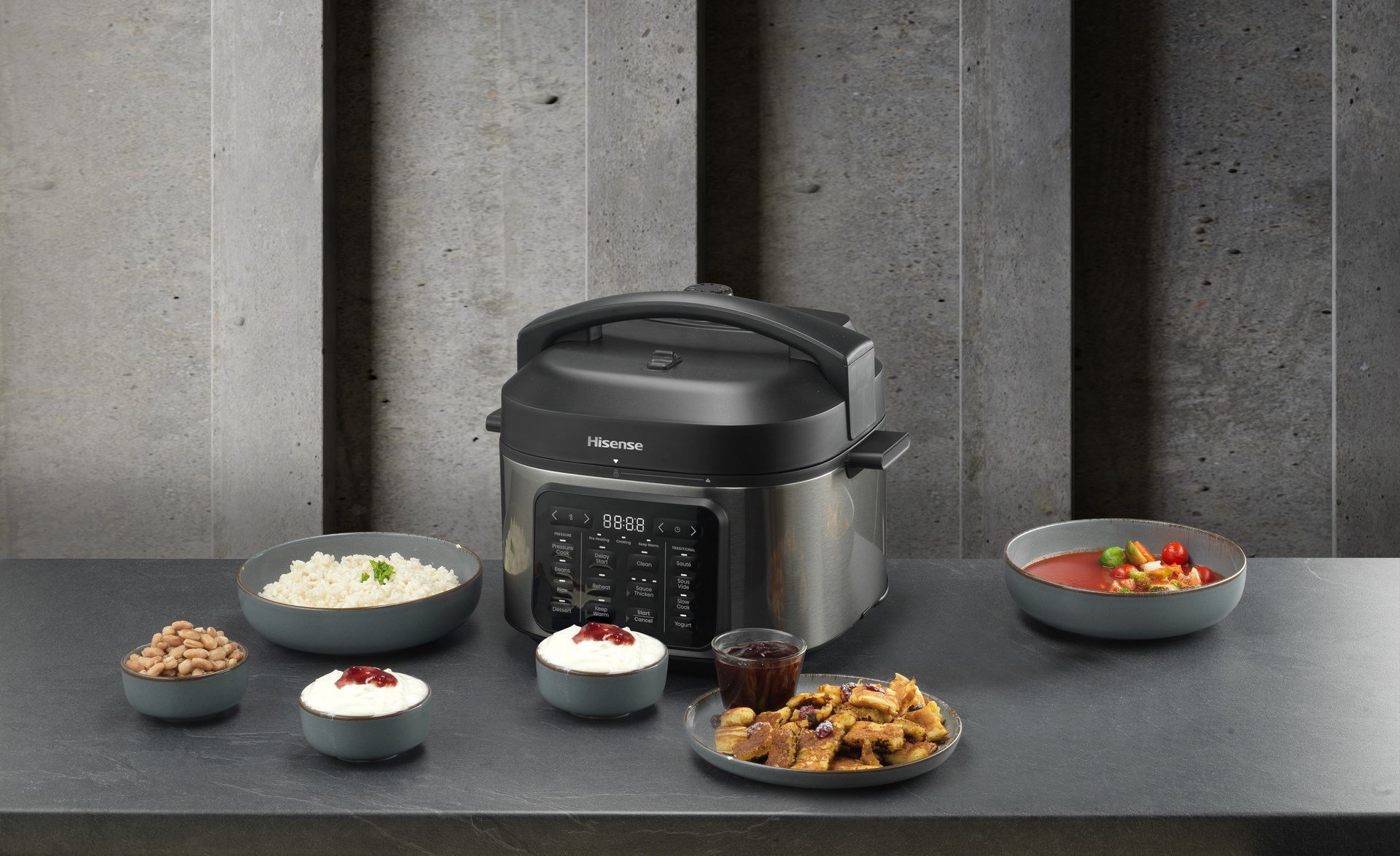 HISENSE AIR FRYER 6 LT. HMC6SBK