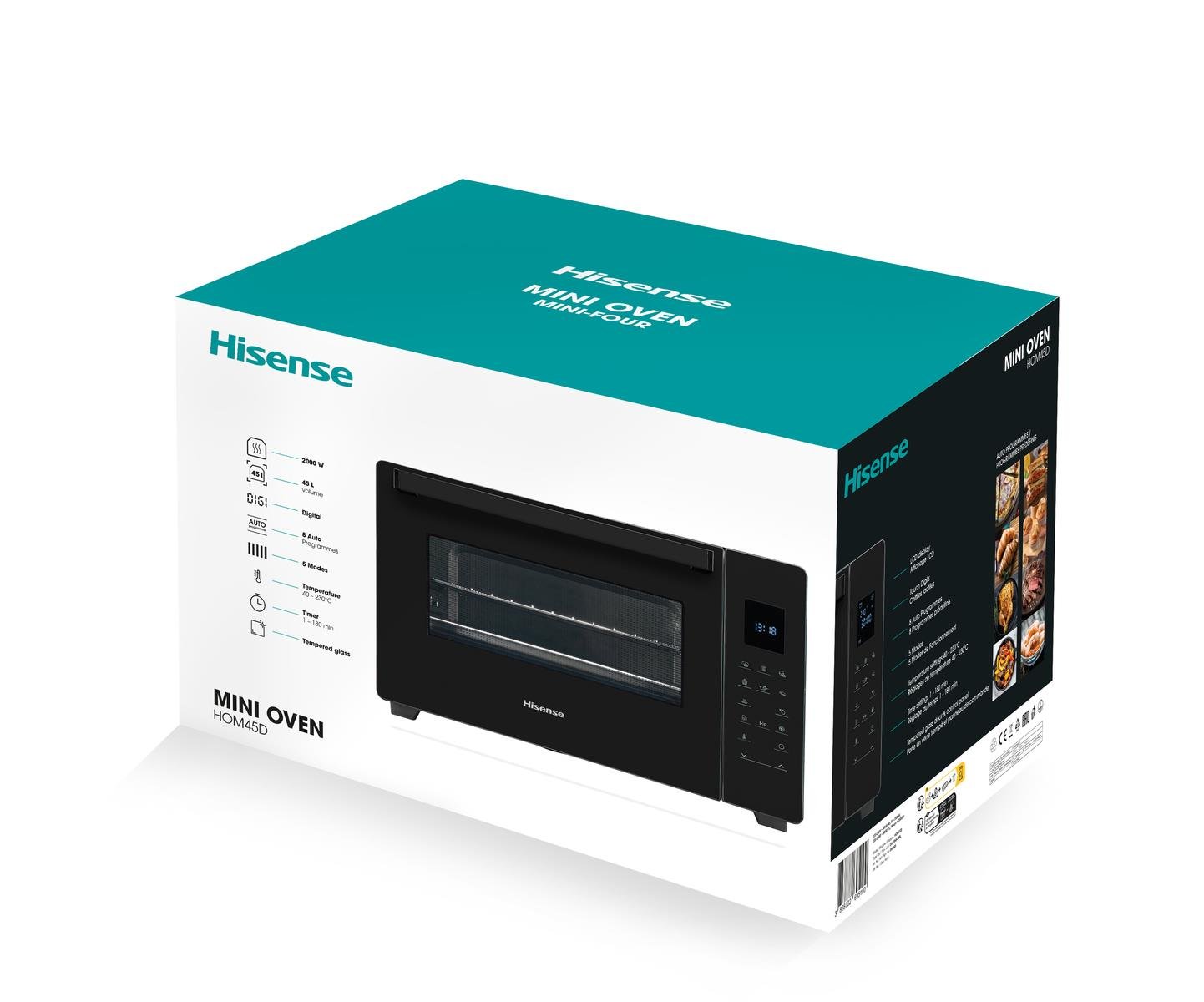 HISENSE HOM45D 45 LT. MİNİ FIRIN 