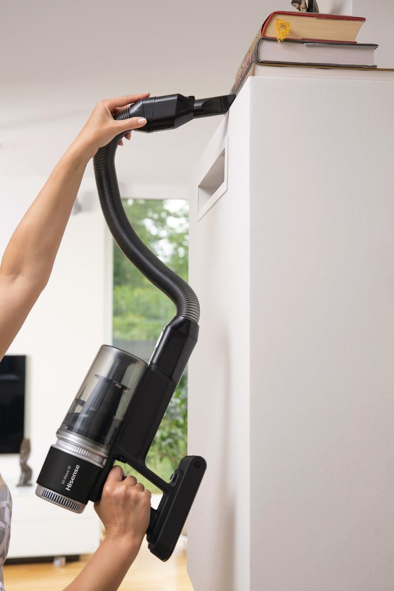 HISENSE HVC6664BK SİYAH DİKEY ŞARJLI SÜPÜRGE 