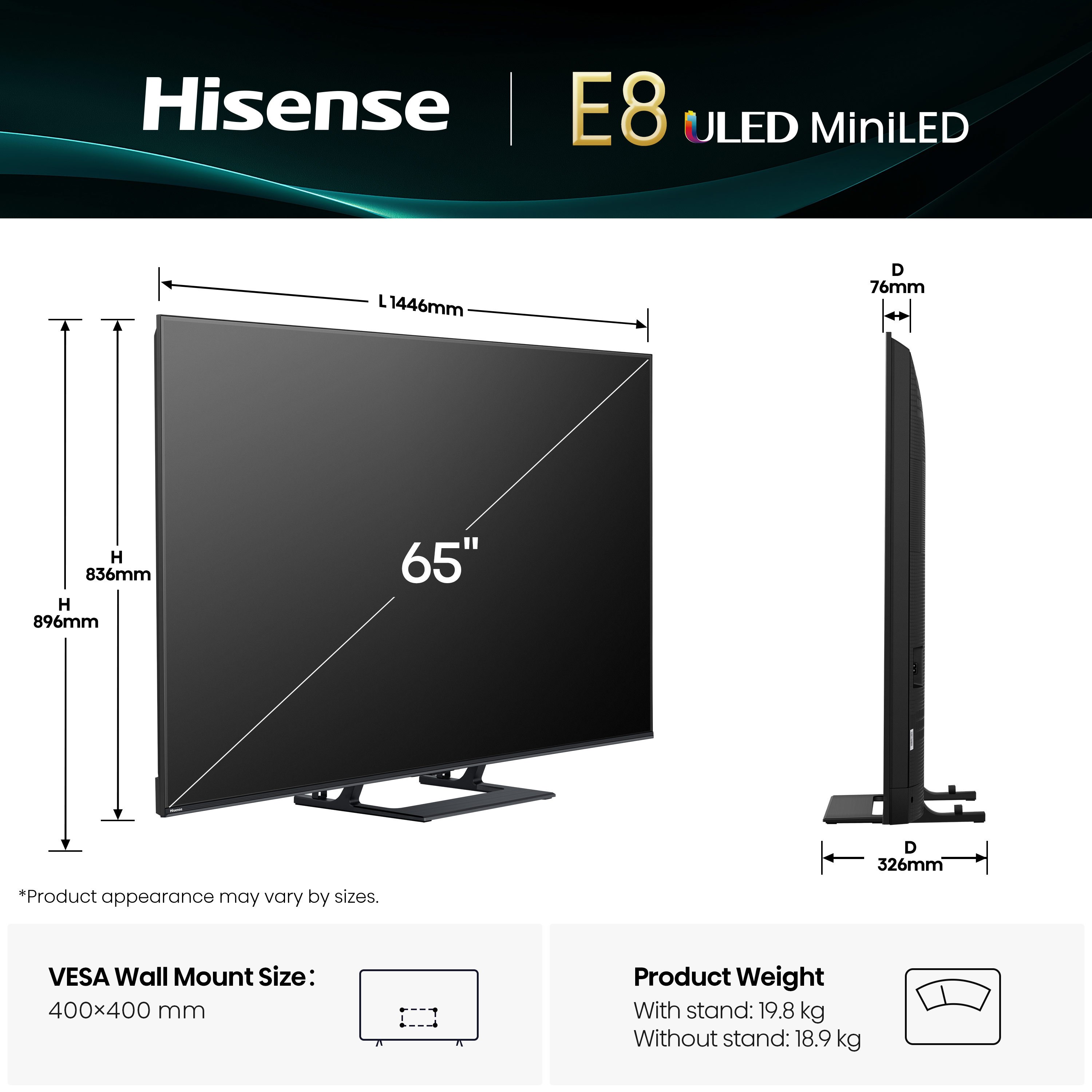 HISENSEHISENSE 65E8Q 65