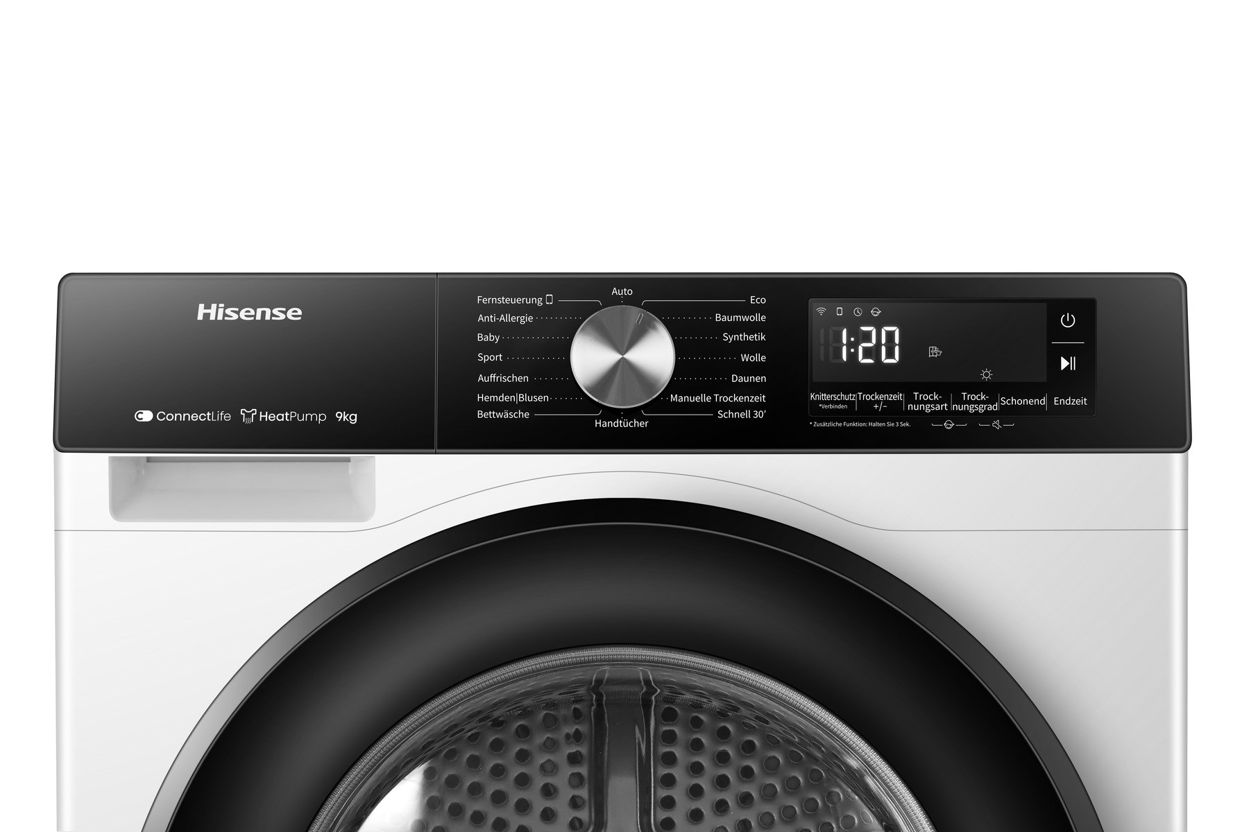 HISENSEHISENSE DH3S902BWCC 9 KG. WIFI ÇAMAŞIR KURUTMA MAKİNESİ BEYAZ.101.104.105.005