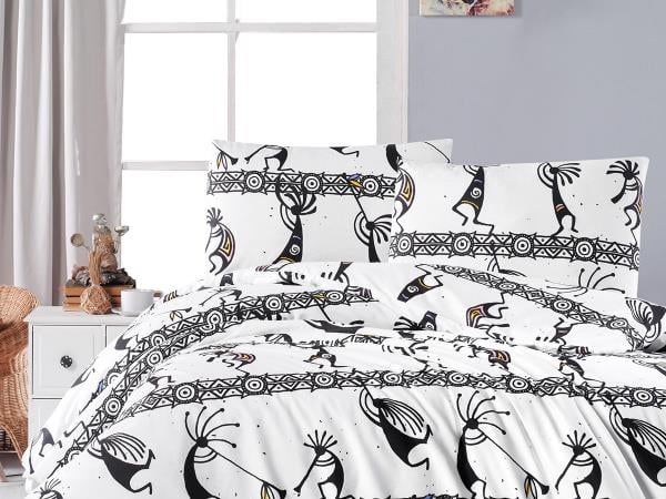 HOME&BATH RANFORCE ÇİFT KİŞİLİK NEVRESİM SETİ KOKOPELLİ