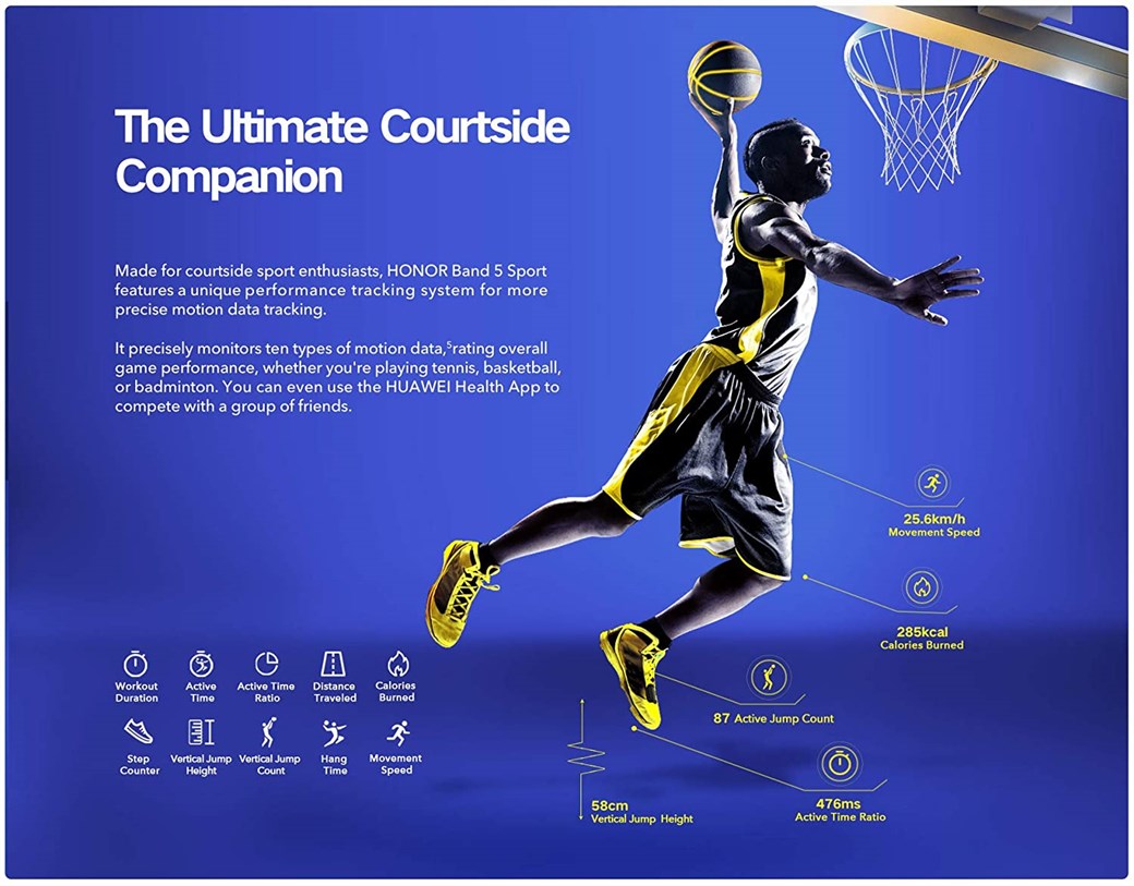 HONOR BAND 5 BASKETBALL VERSION GREY