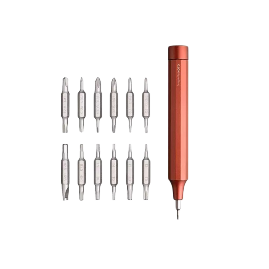 HOTO 24-in-1 Precision Screwdriver Kit（Red）